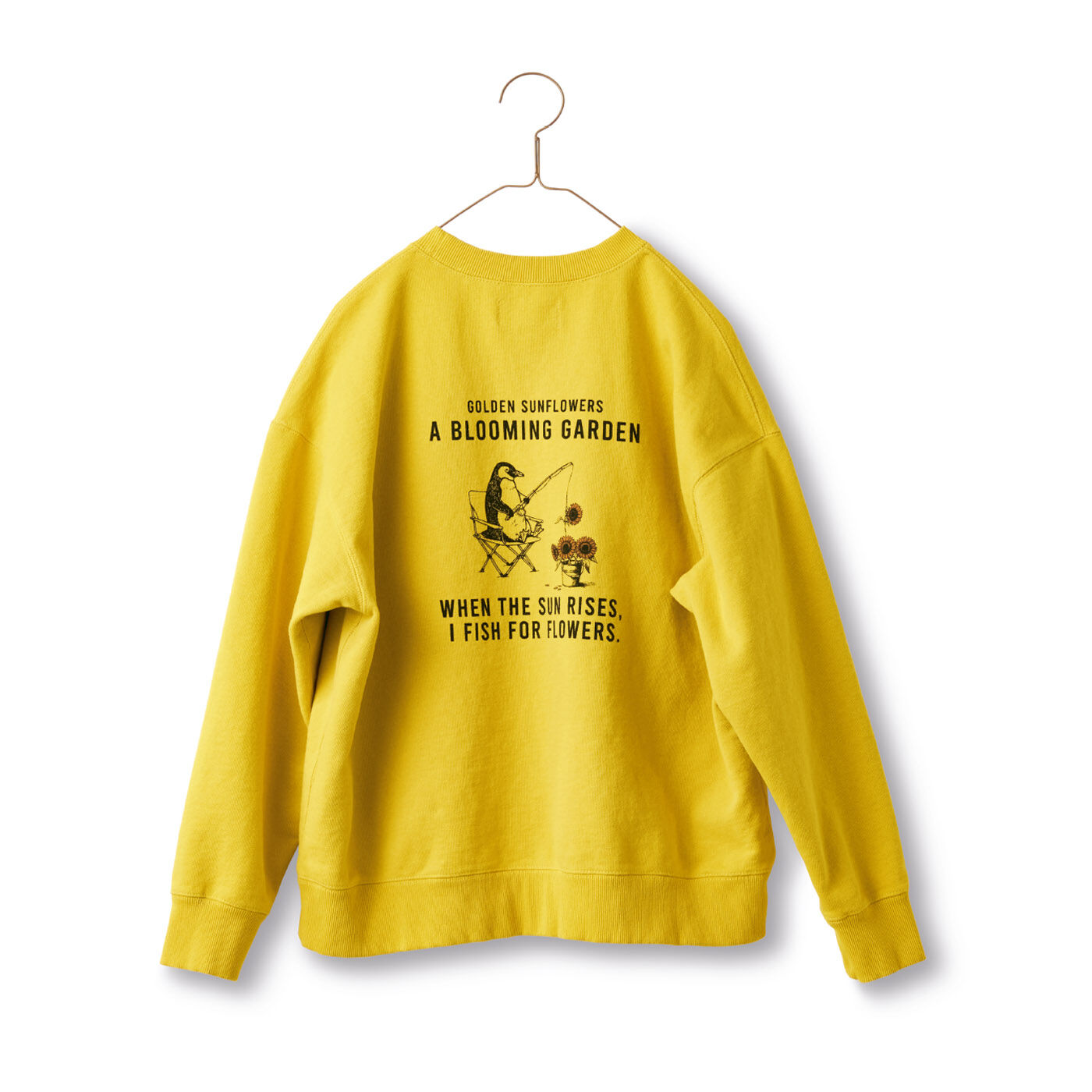 Sunny clouds | サニークラウズ　フィッシャーペンギントレーナー〈レディース〉黄