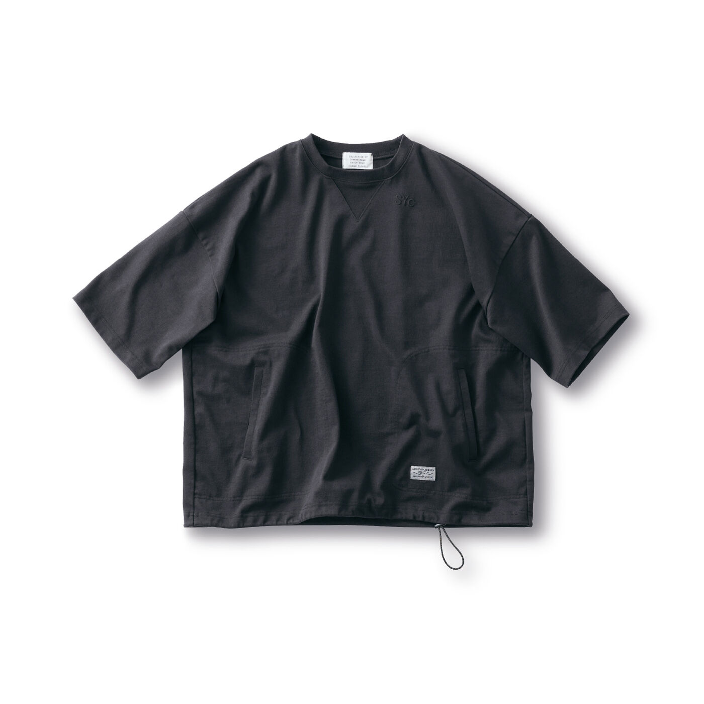 Sunny clouds | アウトドアTシャツ〈メンズ〉黒