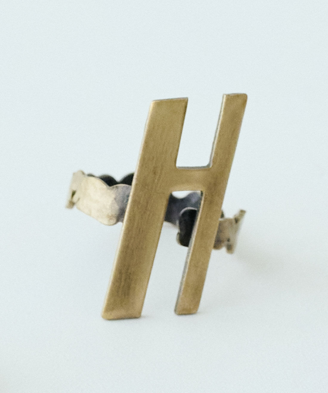 MEDE19F|MEDE19F 【WEB限定商品】ヴィンテージパーツイニシャルリング|H