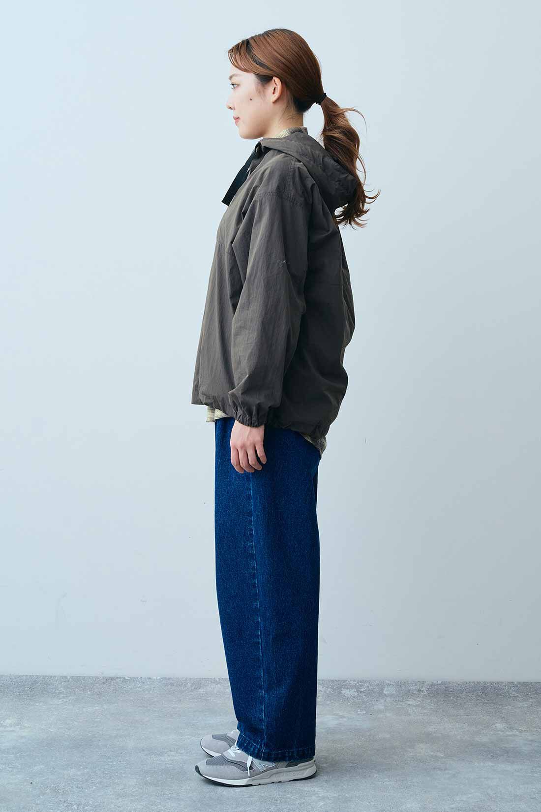 THREE FIFTY STANDARD|オンブレチェックシャツＢＫ　ＴＦＳのコーディネート