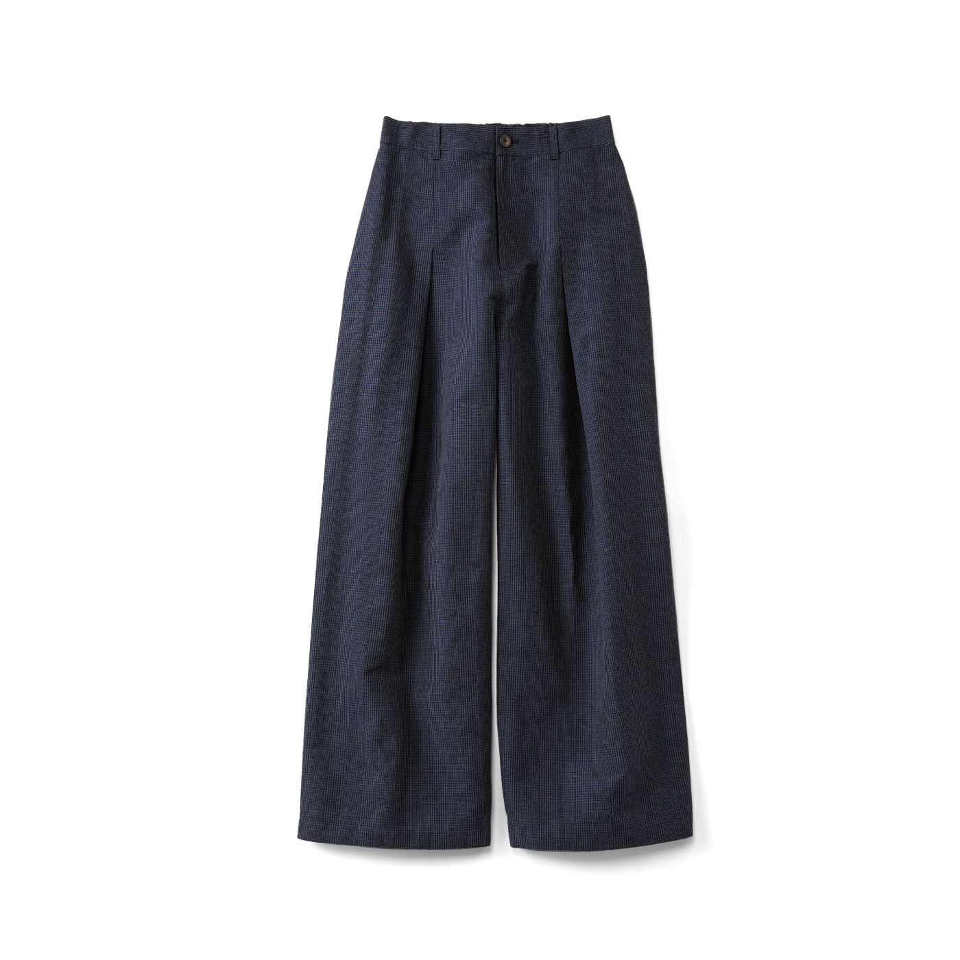 THREE FIFTY STANDARD | 小谷実由さん セットアップで使えるチェックパンツ〈ダークチャコール〉