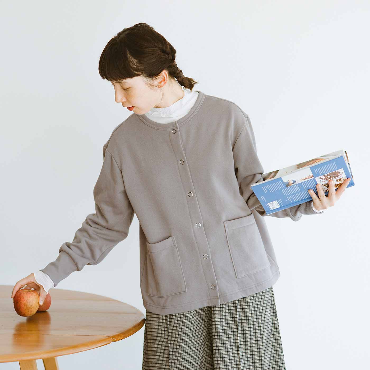 frauglatt|フラウグラット　つややかボタンできれい見え♪ かるホカ裏起毛カーディガンの会