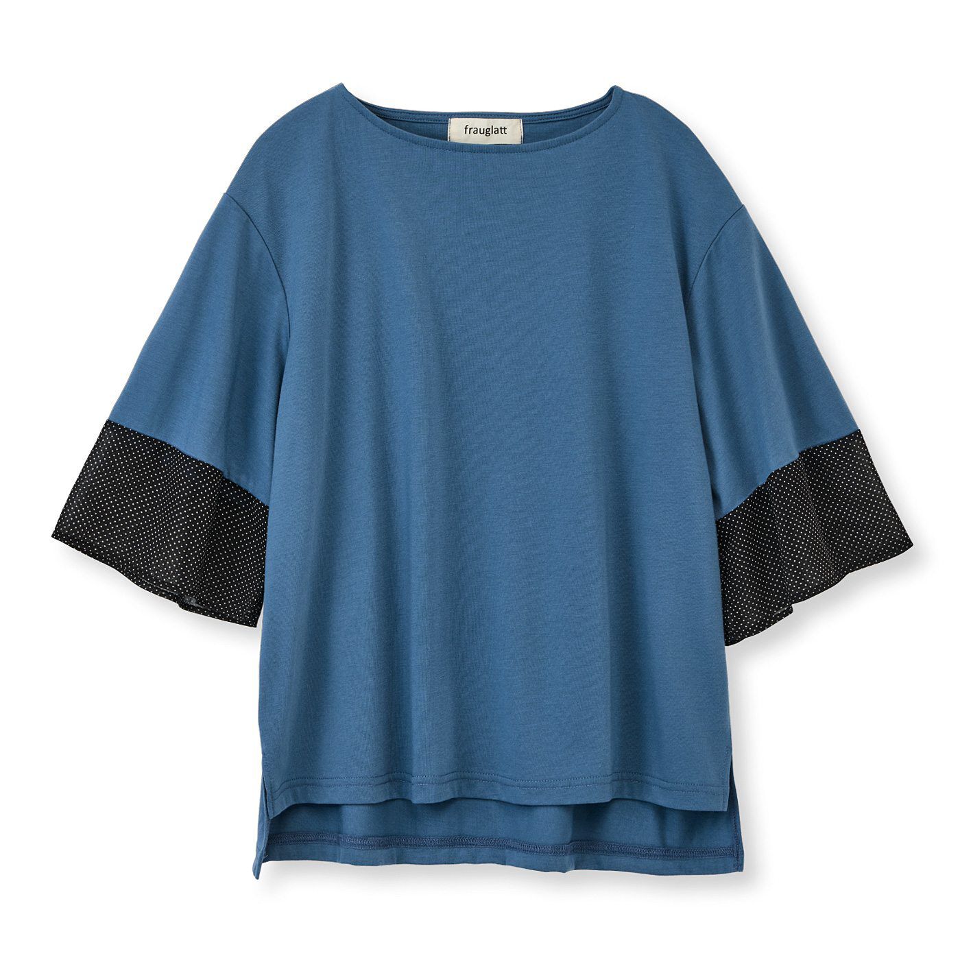 frauglatt | シフォンドットの上品カットソートップス〈吸水速乾〉