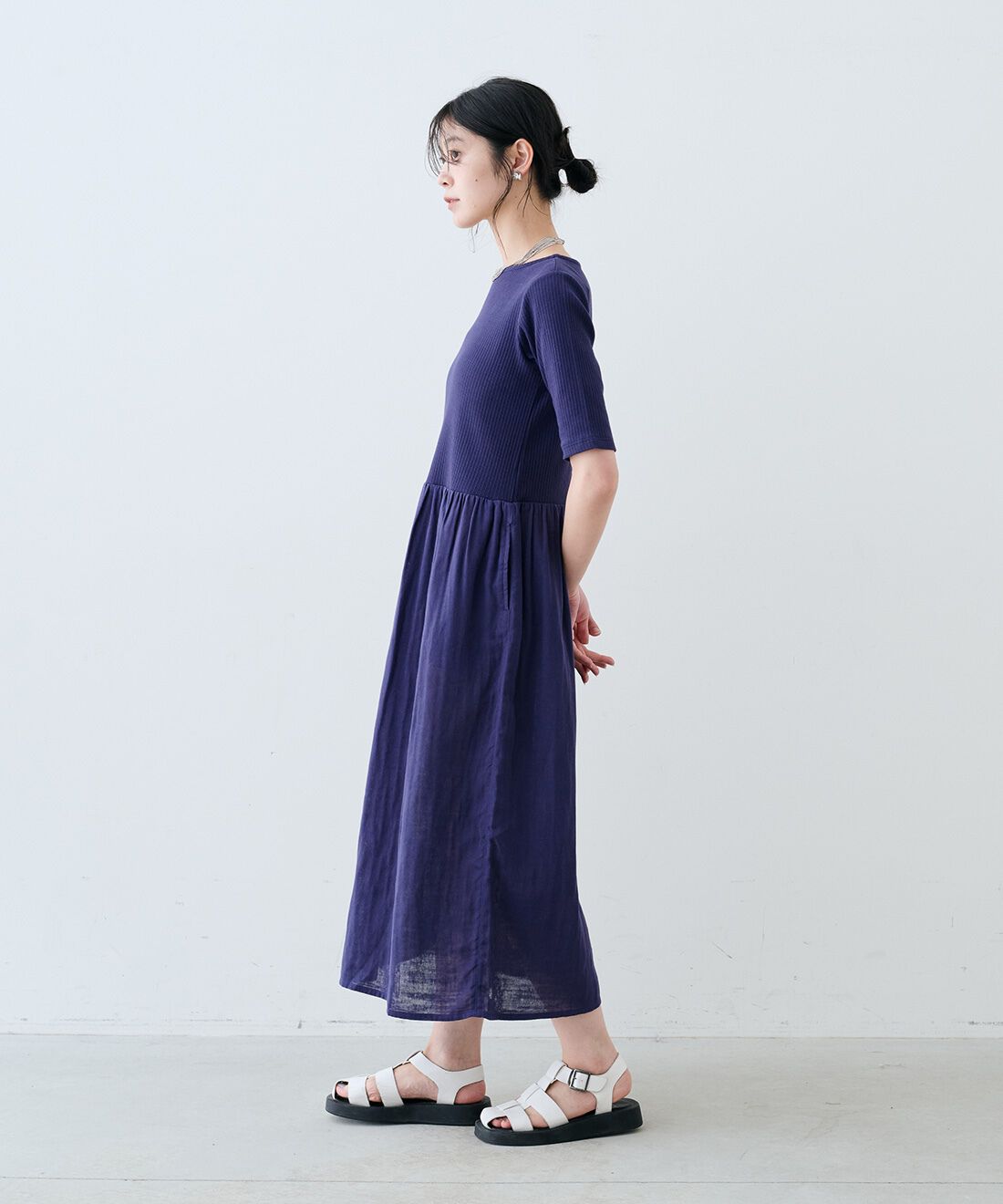 mensha!|ｍｅｎｓｈａ！　ガーゼでドレスアップ！　異素材ドッキングワンピースの会