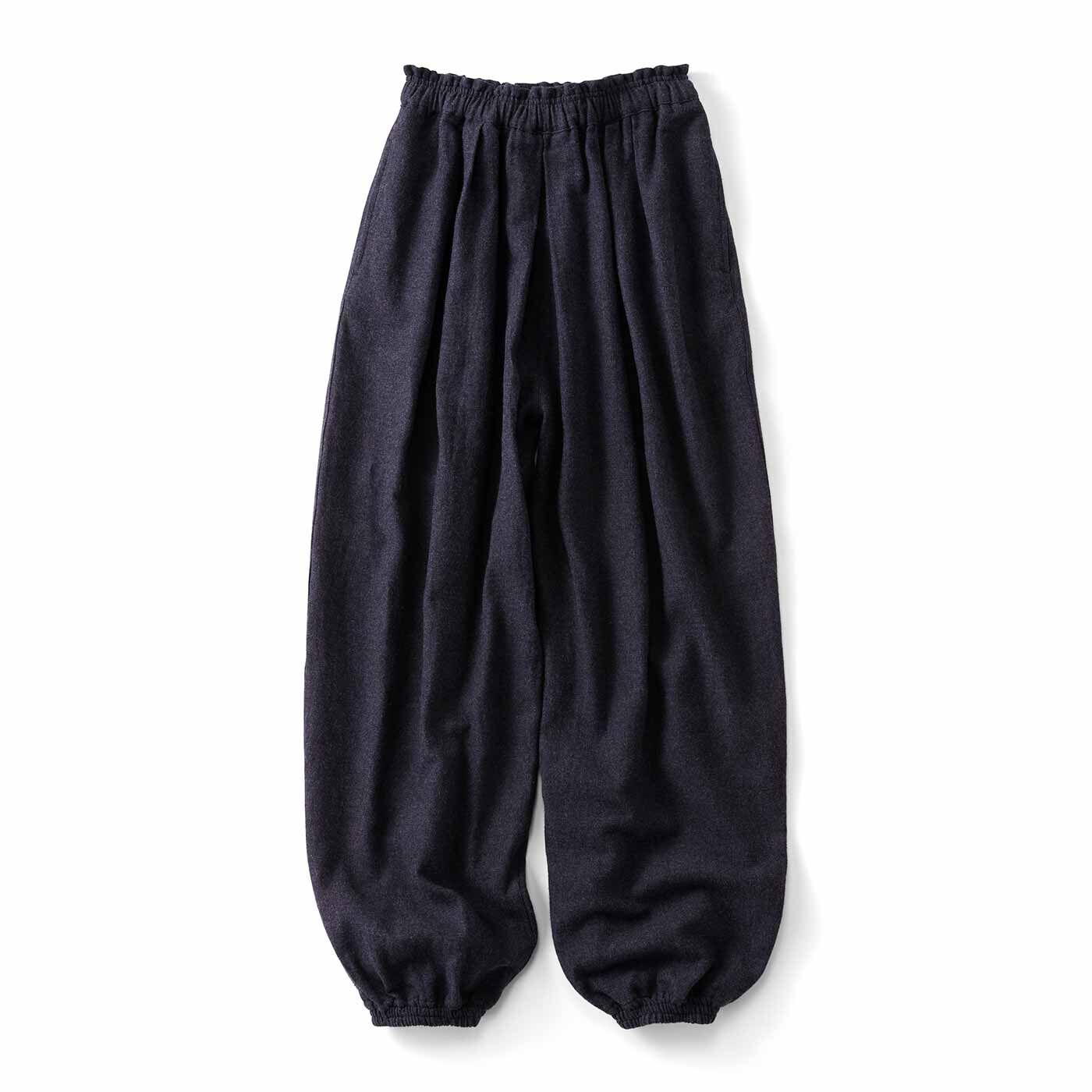 Live in  comfort | ネル起毛裏ガーゼぽんわりパンツ〈ＤＧＹ〉リブイン