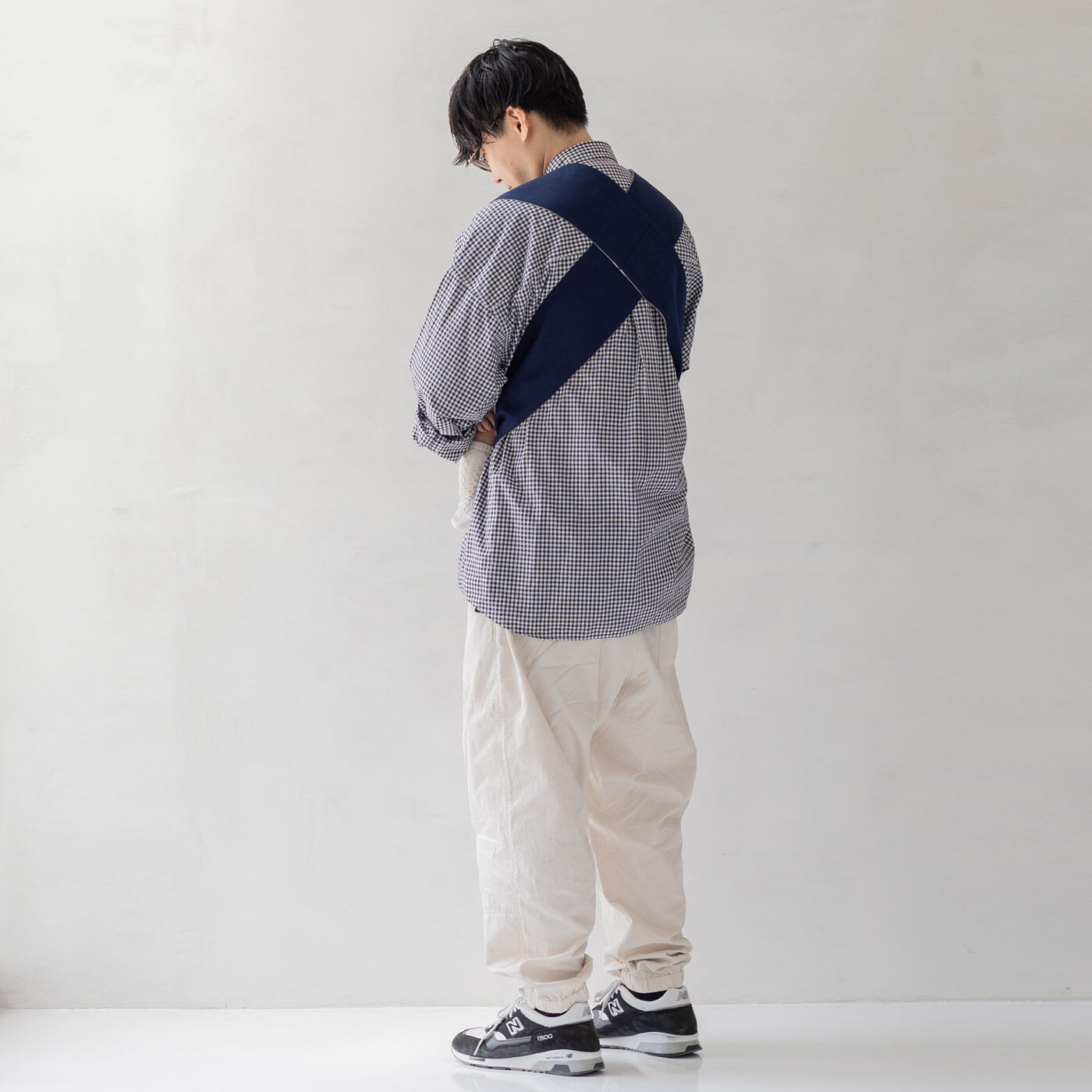 フェリシモの雑貨 Kraso|ベーシック抱っこひも　ネイビー&times;グレーボーダー