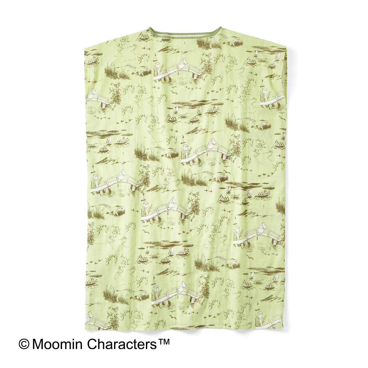 フェリシモの雑貨 Kraso | MOOMINダブルガーゼの着るバスタオルドレス