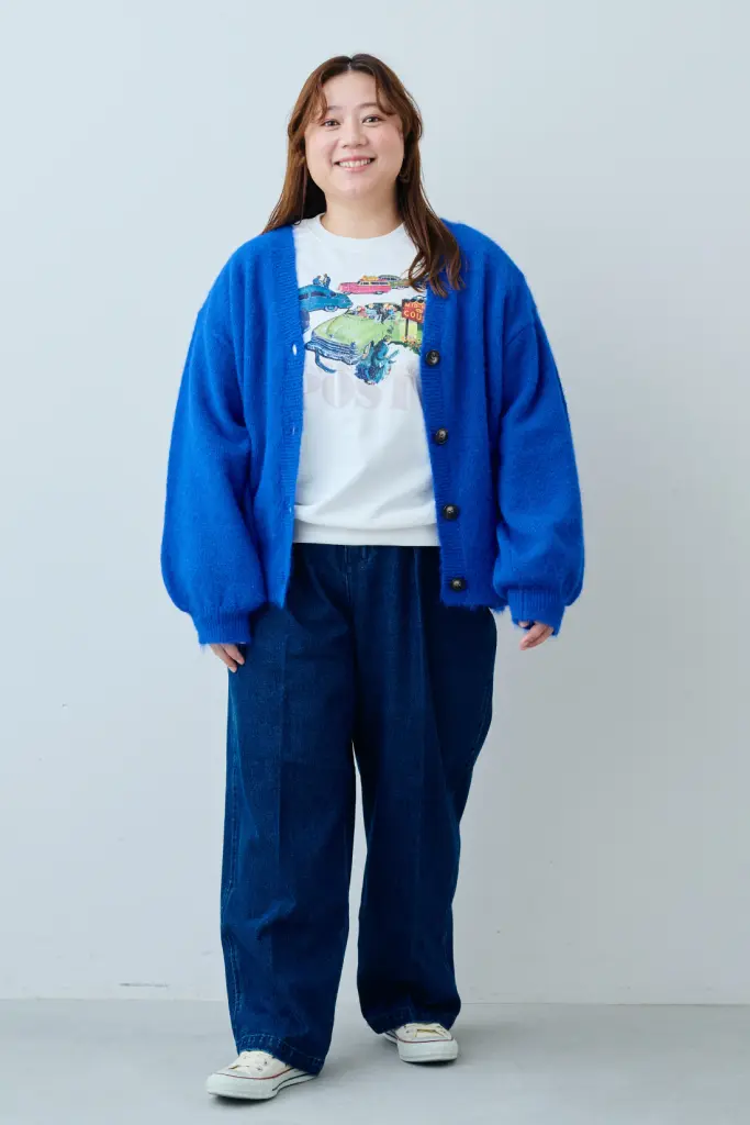 骨格ストレートぽっちゃりさんのカジュアルコーデ