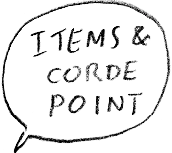 ITEMS&CORDE POINT