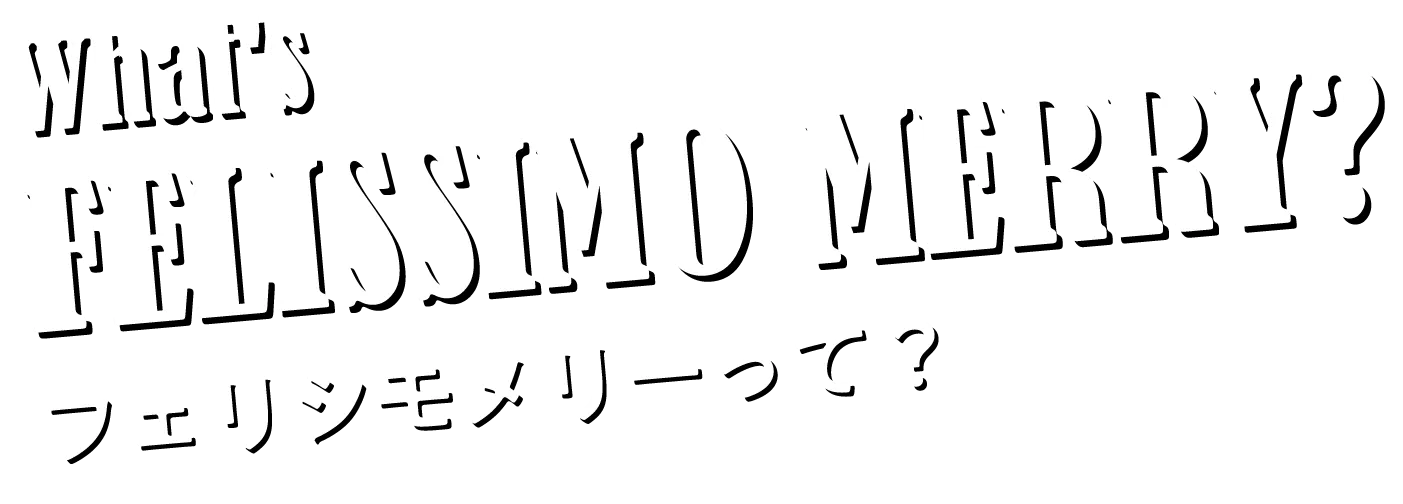 What's FELISSIMO MERRY? フェリシモメリーって？