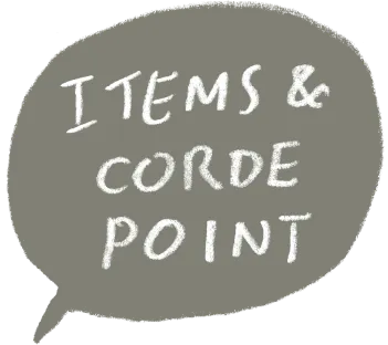 ITEMS&CORDE POINT