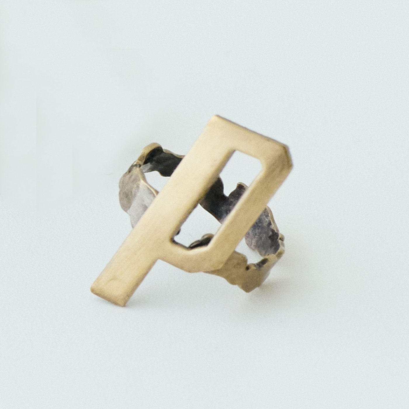 MEDE19F|ヴィンテージパーツイニシャルリング