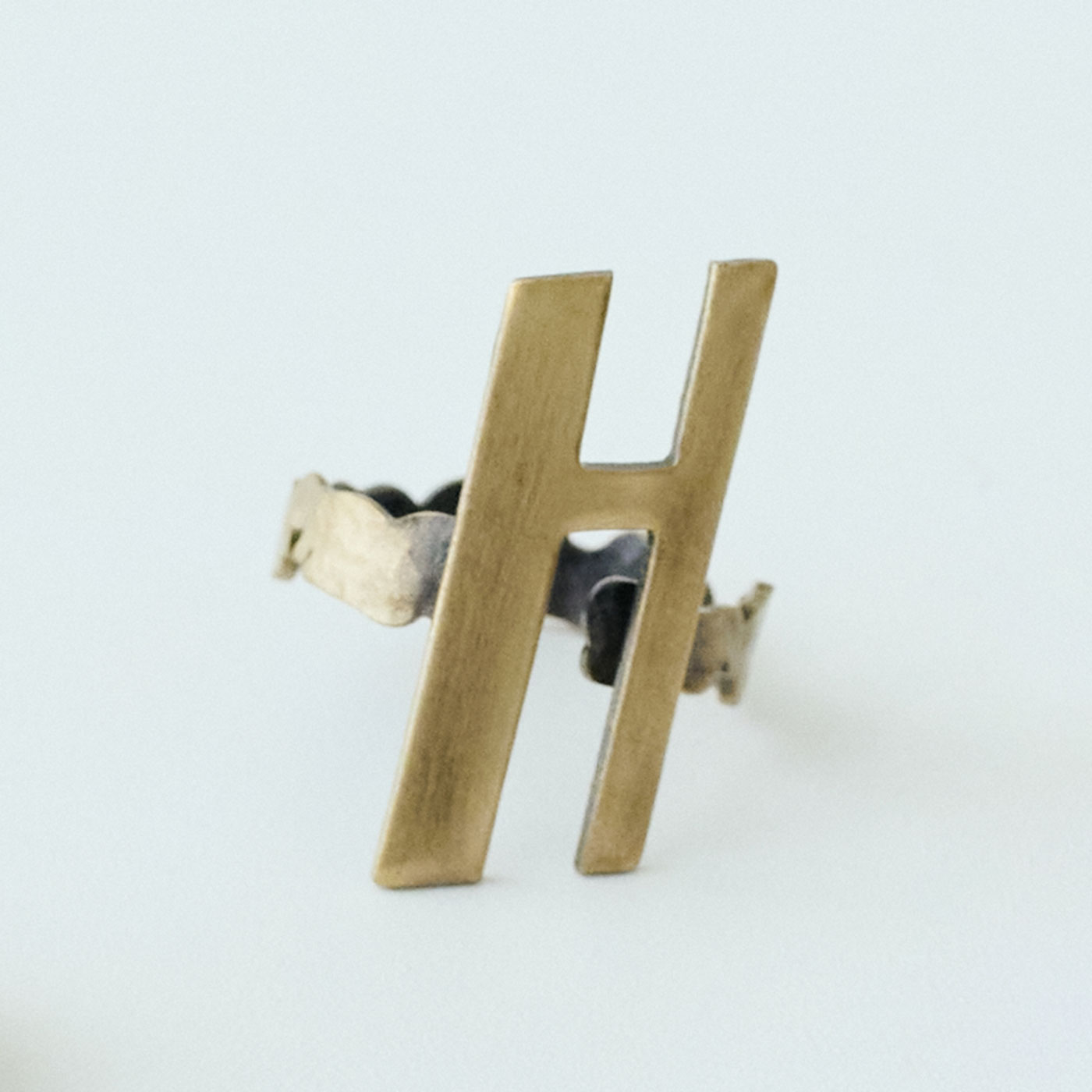 MEDE19F|ヴィンテージパーツイニシャルリング